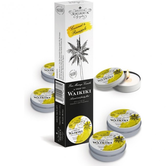 Набор из 5 массажных свечей MYSTIM PETITS JOUJOUX WAIKIKI BEACH REFILL (33гр.) 46773